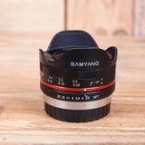 Used Samyang 7.5mm F3.5 Fisheye Micro Four Thirds Lens