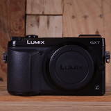 Used Panasonic Lumix DMC-GX7 Black Camera Body