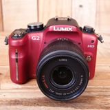 Used Panasonic Lumix G2 Red Camera with 14-42mm Lens