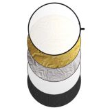 Dorr Photography Reflector | 5in1 | Foldable | Diffuser Gold White Silver Black