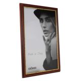 Tessin Mahogany and Gold Wooden Photo Frames | Hangs or Stands | Genuine Wood