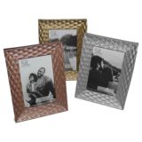 Leaf Pattern Photo Frame | Glass Front | Self Standing | | 6x4 7x5 Inch