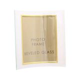 Sixtrees Curved Glass Photo Frame in Landscape and Portrait - Silver and Gold