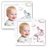 Fagottino Baby Photo Frame | Blue or Pink