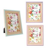Spring Wooden Photo Frames | Glass Front | Stands or Hangs