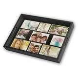 Wooden Photo Tray for 9 Photographs
