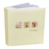 Pearl Rose Wedding Traditional Photo Album - 100 Sides 12.75x10.75 Overall